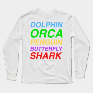 Free! Iwatobi Animals Long Sleeve T-Shirt